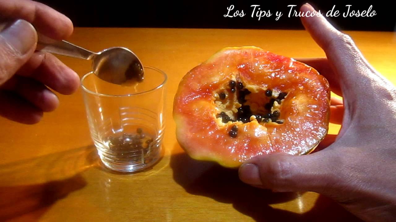 la semilla de la papaya sirve para desparasitar