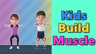 Kids Build Muscle| Kids Exercise |Daily Kids Workout |Get Active at Home