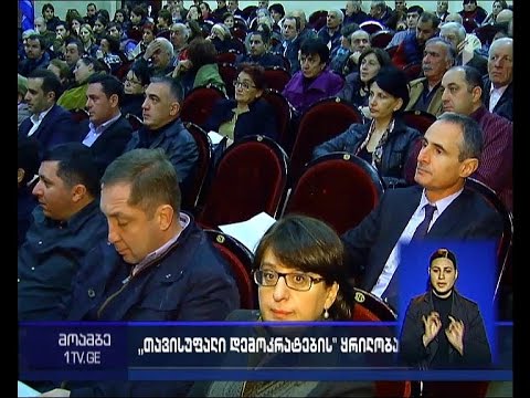 \"თავისუფალმა დემოკრატებმა\" პარტიული ყრილობა გამართეს