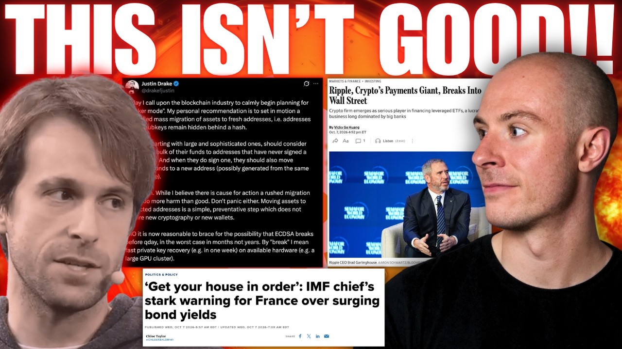 OG ETH/BTC Developer Gives Major Warning..! Ripple, Chainlink, Solana News! IMF Warns France!?!