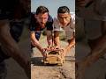 Ronaldo & Messi’s Wooden Car Mocked, Until They Found TREASURE! 🚗💎 #Ronaldo #Messi #aishorts #shorts