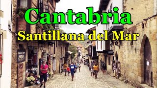 [[SPAIN-SANTILLANA DEL MAR]] Walking inside Santillana del Mar town 31/JUL/2020 02:00 pm