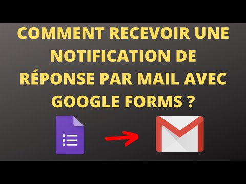 Vidéo: Comment envoyer une notification par e-mail ?