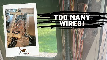 HOW we got RID of all the EXCESS Electrical Wires in our SKOOLIE/Bus Conversion: Tutorial