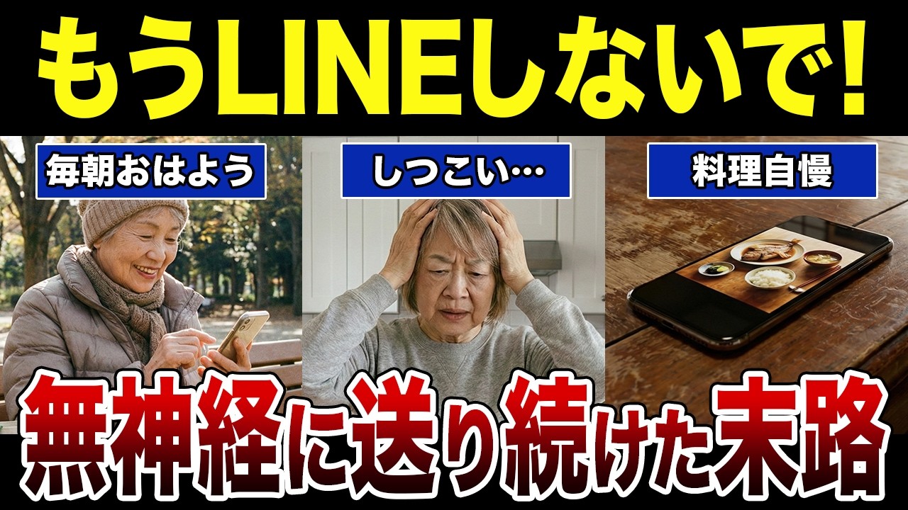 【友情崩壊】毎朝のLINE攻撃で親友が拒絶「通知で動悸がする」とブロックされた女の末路 シニア口コミ紹介します