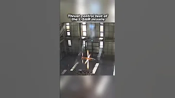 L SAM Missile Thrust Control Test 