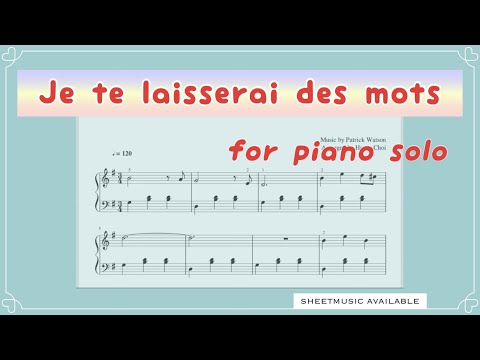Je te veux (I want you)   ([for Piano solo - Easy Level]) - Erik Satie 에릭 사티