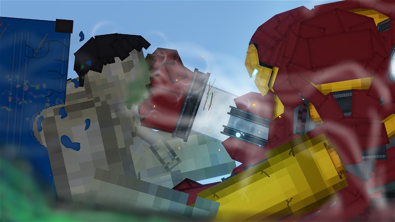 Hulk vs HulkBuster In People Playground