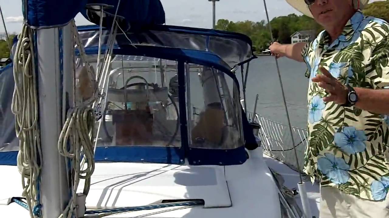 docking sailboat without motor