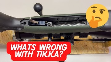 Tikka T3x SUPER VARMINT 6.5 Creedmoor Trigger Weight Adjustment Guide