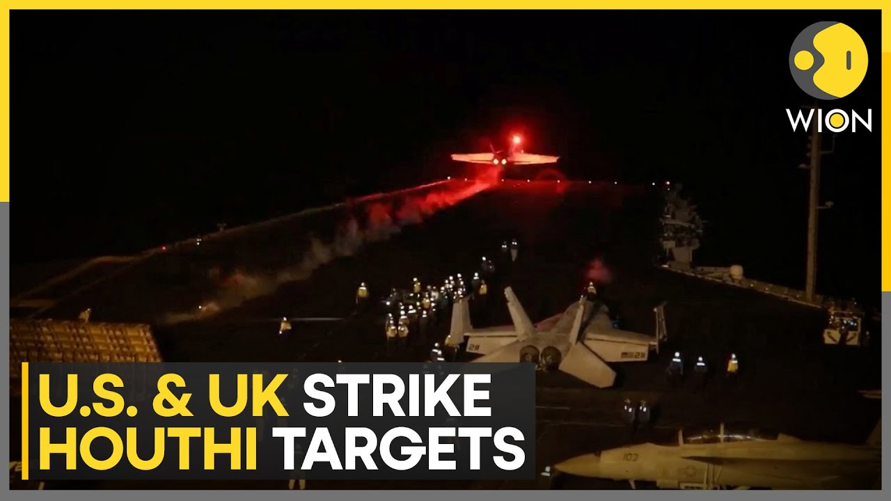 Red Sea Crisis: US & UK retaliate to surge in Red Sea attacks by Yemen’s Houthi | WION