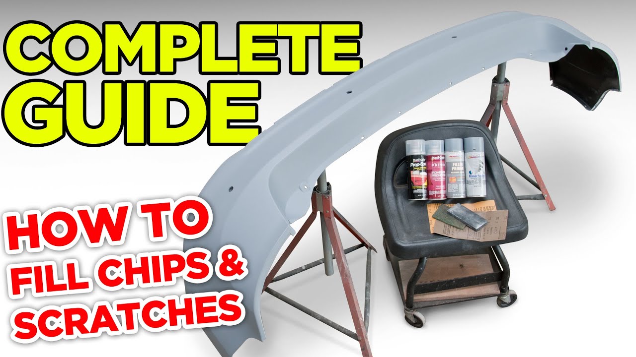 How to Repair & Paint a Scratched Plastic Bumper - Easy Fix! 