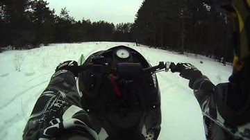 polaris snowmobile wheelie on gopro hd helmet cam