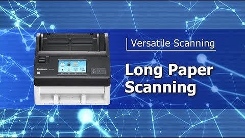 Panasonic Document Scanner KV-N1058X/N1028X: "Long Paper"