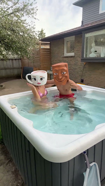 BALLERINA CAPPUCCINA X TUNG TUNG SAHUR CAUGHT IN HOT TUB!!