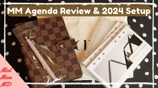 1-Year Louis Vuitton Damier Ebene Medium Ring MM Agenda Review & 2024 Planner Setup | modmom md by modmom md 468 views 3 months ago 25 minutes