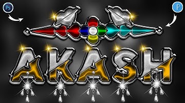 New Style Glass Font Editing On Ps Touch PixelLab Step By Step Tutorial 2023 || Zarraq Creation