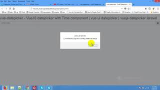 vue datepicker | VueJS datepicker with Time component | vue ui datepicker | vuejs datepicker laravel