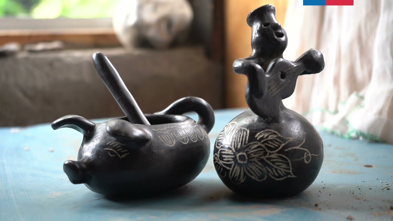Taller de greda negra de #Quinchamalí