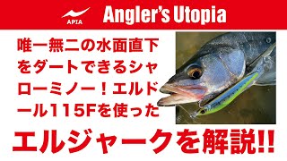 【水面直下のダートで魚を狂わせる！】エルドール115Fのジャーキングメソッド「エルジャーク」の操作方法を解説！