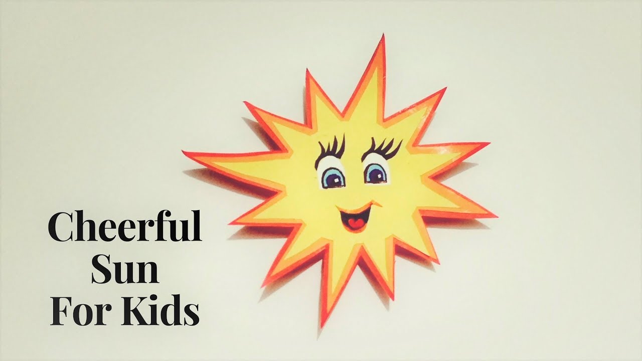Color Changing Paper Sun Cheerful Sun For Kids |🌞 Origami Sun | How To Make Sun Using Color ...