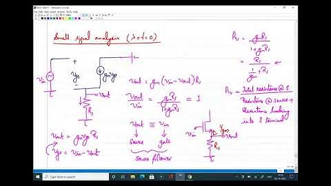 Lecture 11 CD Amplifier Analysis and limitations | Unit 1