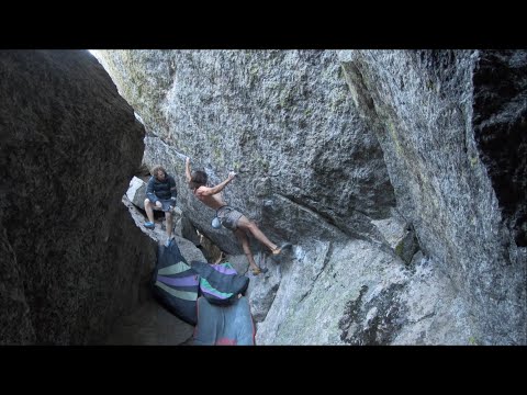 Beta Video for climb Dreamsnatcher v9, Lincoln Lake