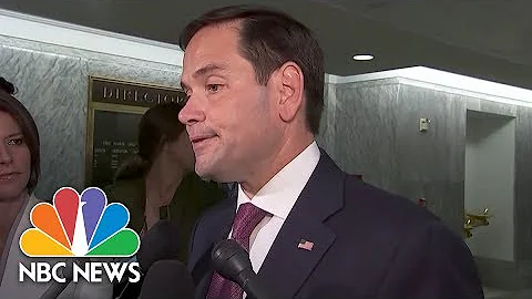 Marco Rubio Doesn't Think President Trump Purposely Impeded FBI Investigation | NBC Nightly News