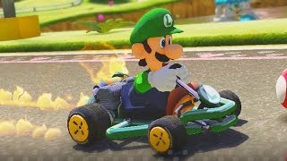 MARIO KART 8 - Luigi e o Olhar da Morte no Banana Cup 150cc!!!