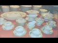 Antique formal porceline china dinnerware set noritake of japan alvin 1933c