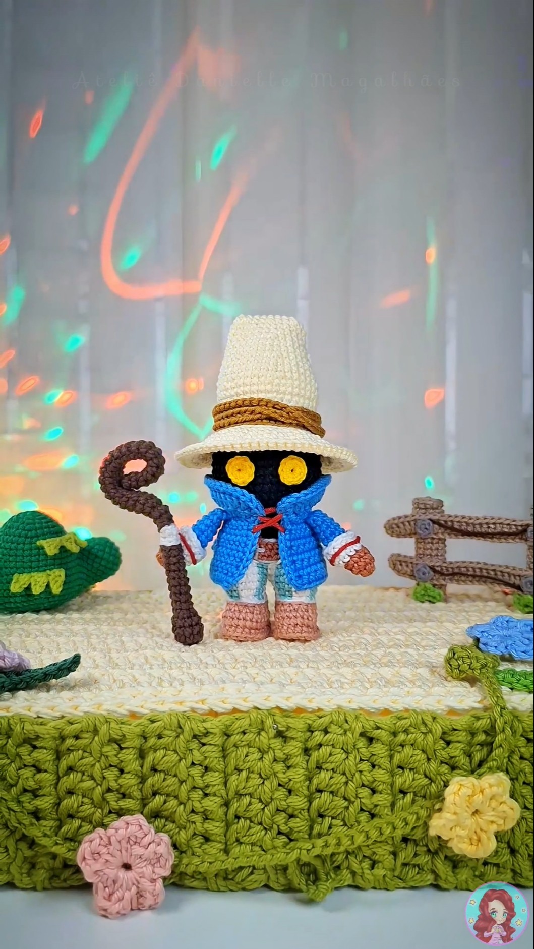 Vivi Ornitier from Final Fantasy IX amigurumi pattern - YouTube