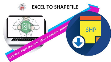 Excel a Shapefile 3 métodos ArcGIS / qGis