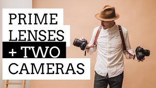 How to Photograph a Wedding  PRIME LENSES + TWO CAMERAS