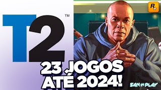 Take-Two pretende lançar 23 jogos e 9 remakes até 2024; Saiba tudo!