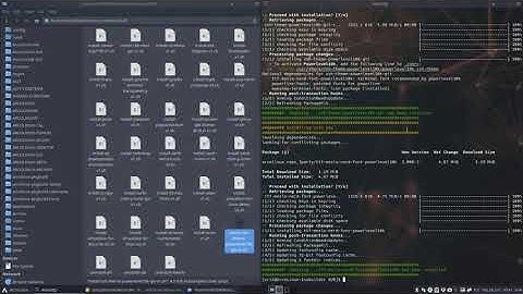 ArcoLinux : 2045 How to create a script for zsh powerlevel10k