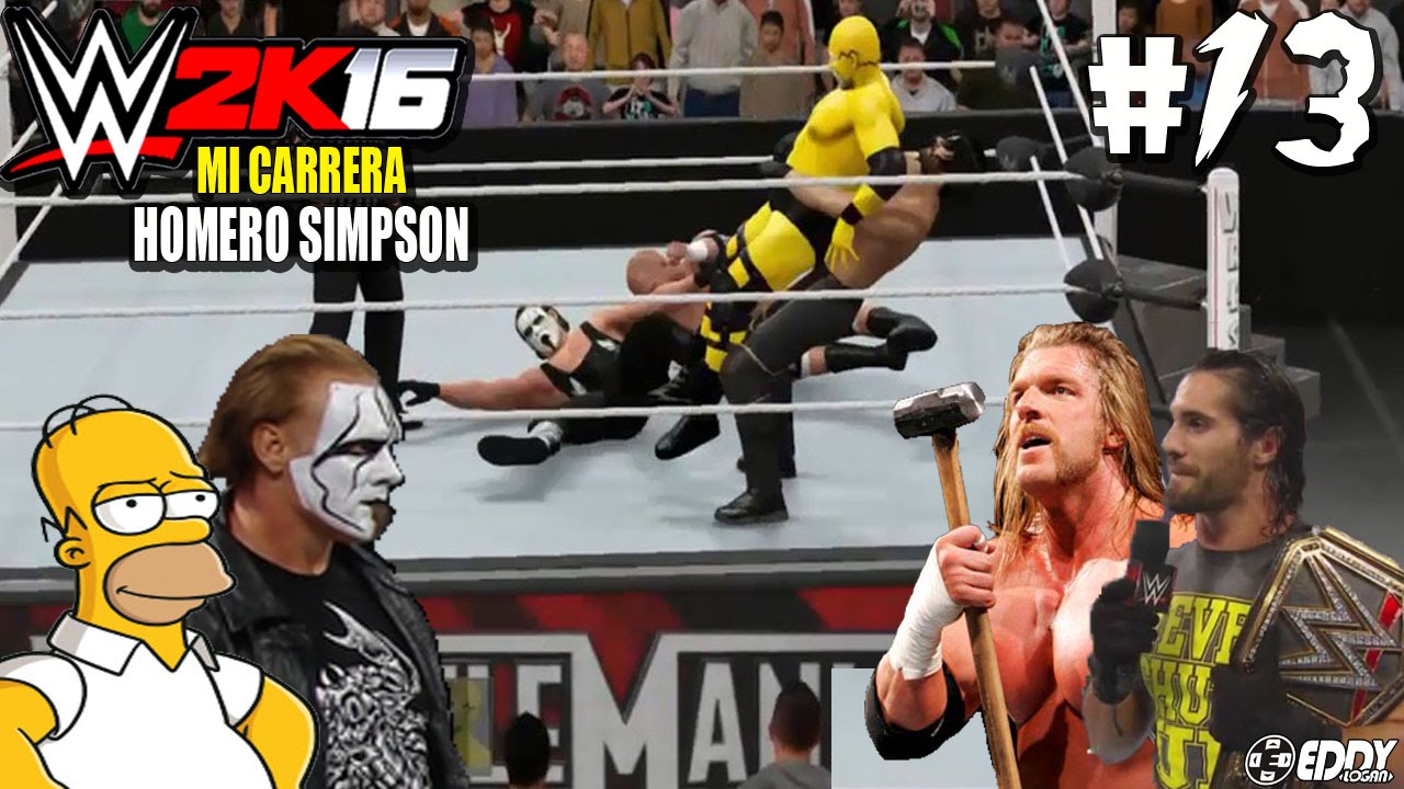 WWE 2K18: Homero y Sting VS Triple H y Seth Rollins - Wrestlemania 32 - Parte 13 video phone beyonce mp3