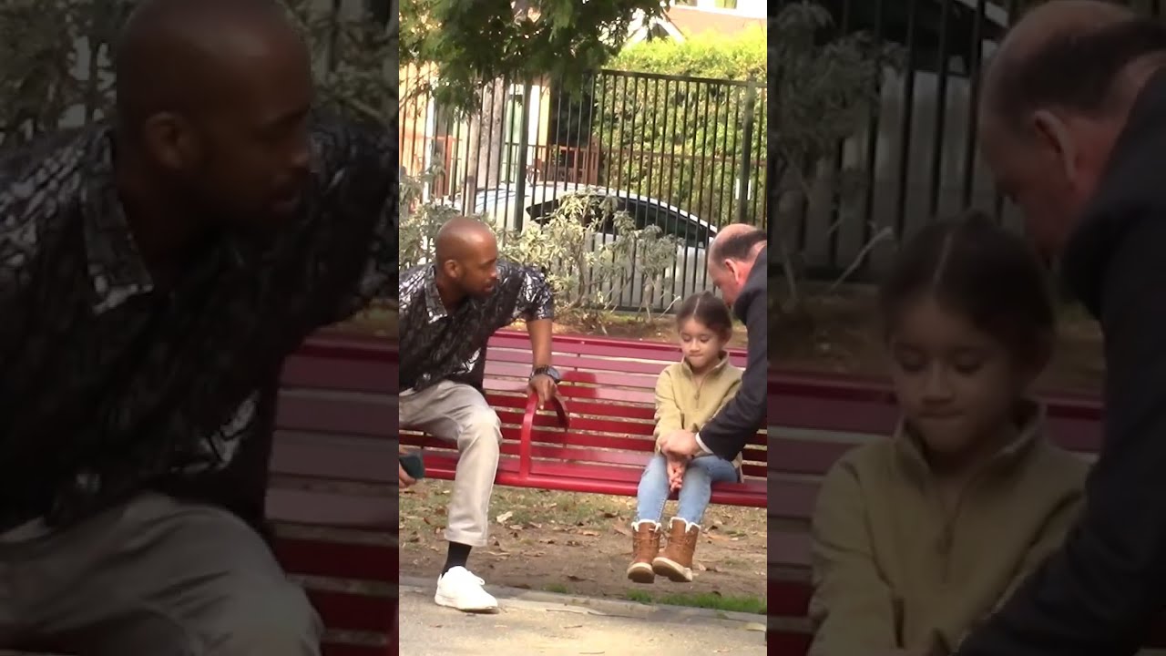 Creepy Man Tries To Take Little Girl Shorts
