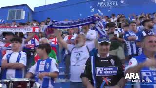 L’afició de l’Alcoyano vol que es quede a Alcoi. Manifestació i partit amb Intercity. ARAMULTIMÈDIA