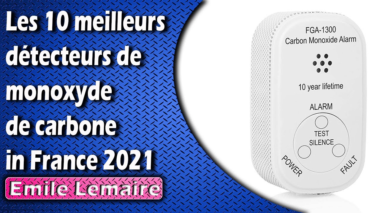 Détecteur combiné X- Sense SC01, fumée et monoxyde de carbone, 10 ans de  batterie et