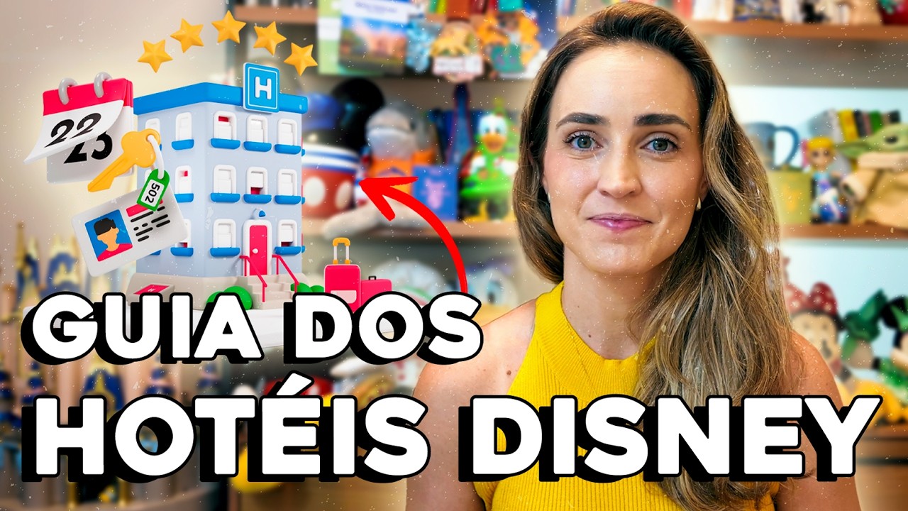 Guia COMPLETO dos hotéis da Disney em Orlando e as suas VANTAGENS!