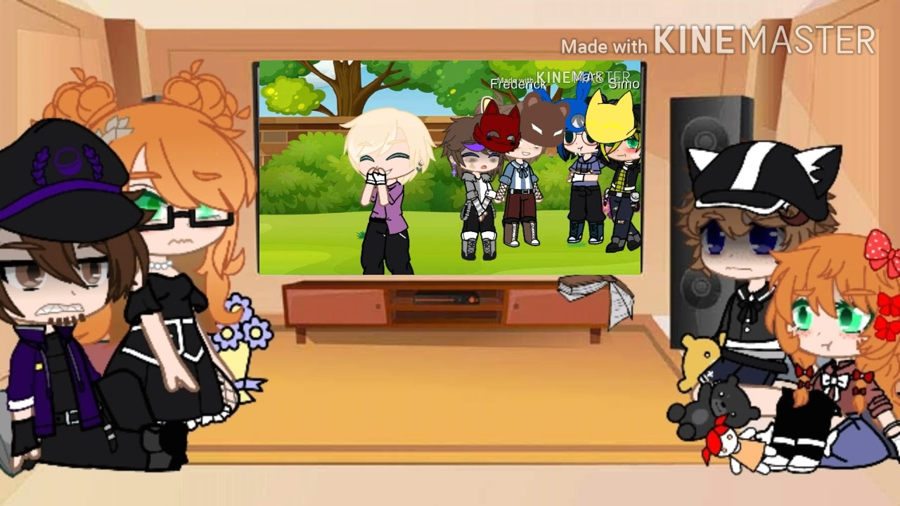 Past Afton react to some of my videos {Afton family} Gacha club