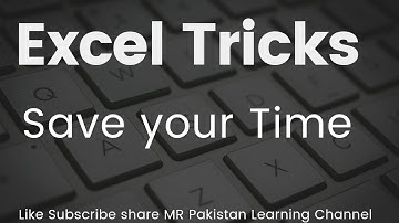 Excel Tricks | Excel Tips |