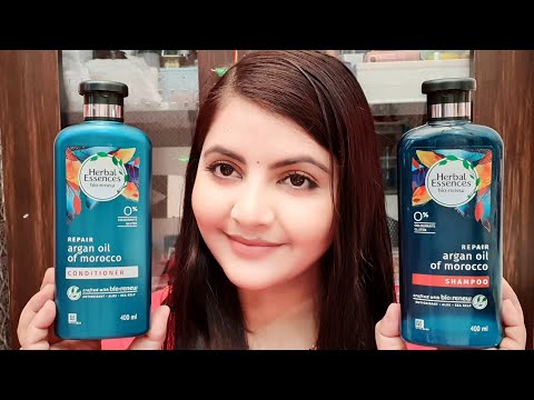 Herbal essence shampoo and conditioner review | bio:renew repair argan oil of Morocco | RARA |