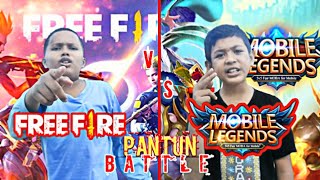 Ff Vs Ml - pantun battle of game player