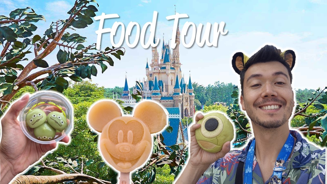 MEGA FOOD TOUR À TOKYO DISNEYLAND ! Les meilleurs snacks des parcs Disney du Japon