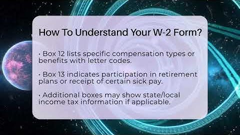 How To Understand Your W-2 Form? - Your Paycheck Planner