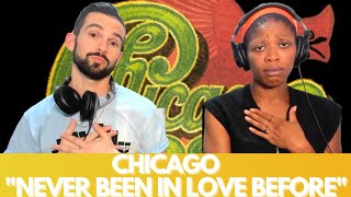 CHICAGO &quot;NEVER BEEN IN LOVE BEFORE&quot; (reaction)