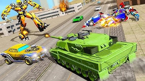 Robot Transform Tank Part-2 | Rescue City Robot Action Android GamePlay | By Game Crazy