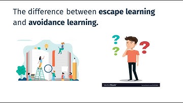 Escape and Avoidance Learning