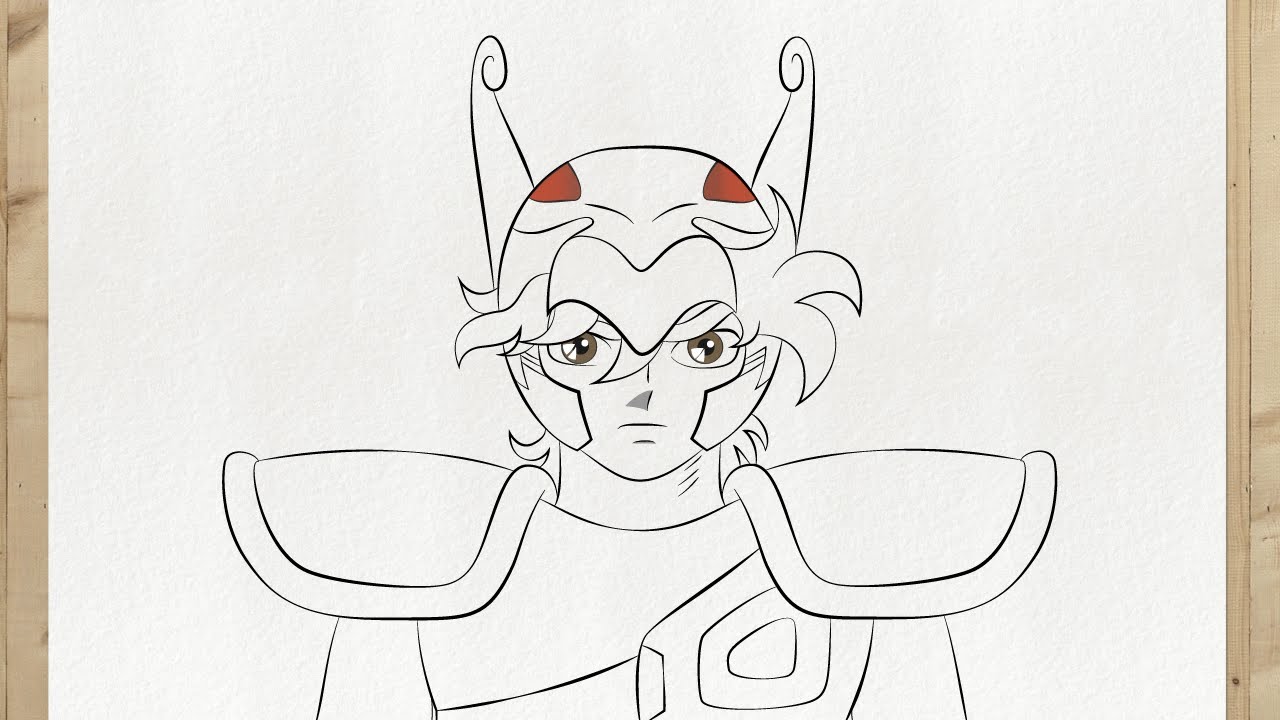 Cómo Dibujar a SEIYA DE PEGASO 🌟 | Caballeros del Zodiaco | Tutorial de ...